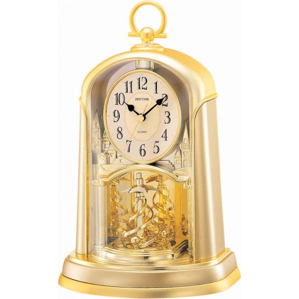 Rhythm(Japan) Rotating Pendulum Contemporary Motion Anniversary Clock 